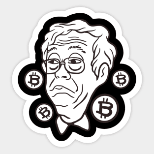 Satoshi - bitcoin fun Sticker